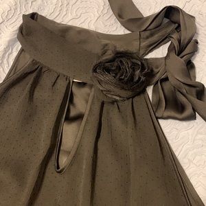 White House Black Market Black Dressy Tank Top